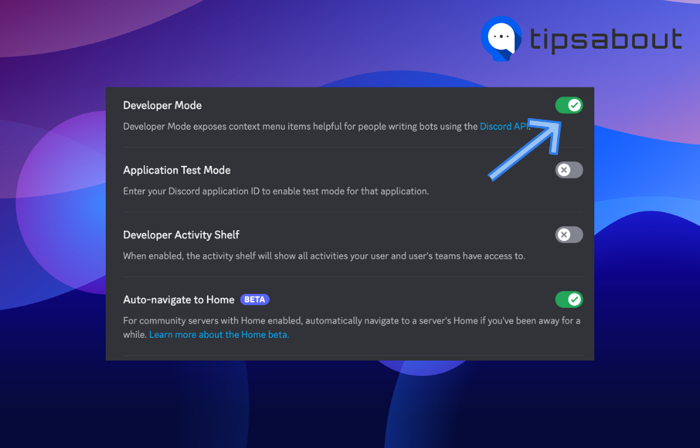 discord developer mode