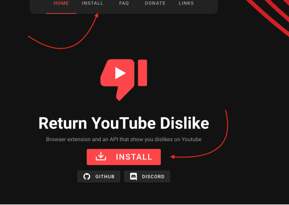 Return Youtube dislikes