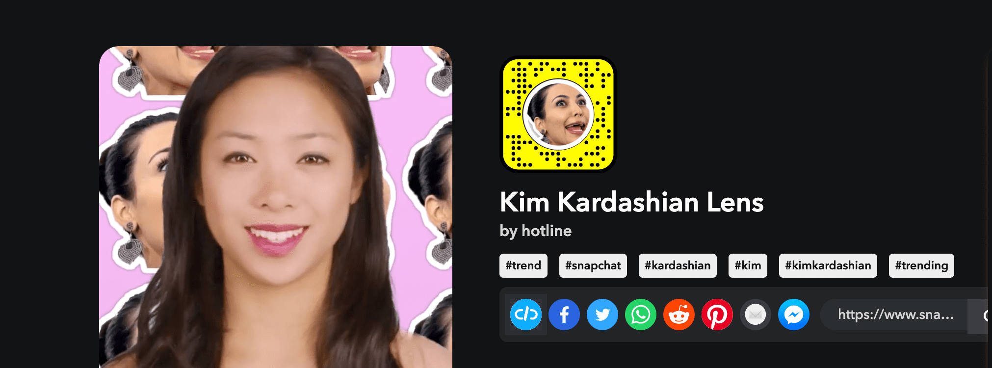 Kim Kardashian Lens by hotline