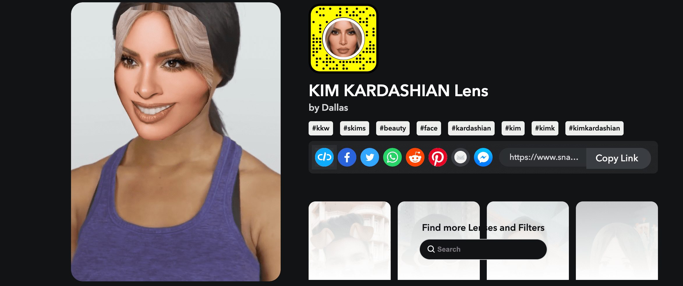Kim Kardashian Lens by dallas