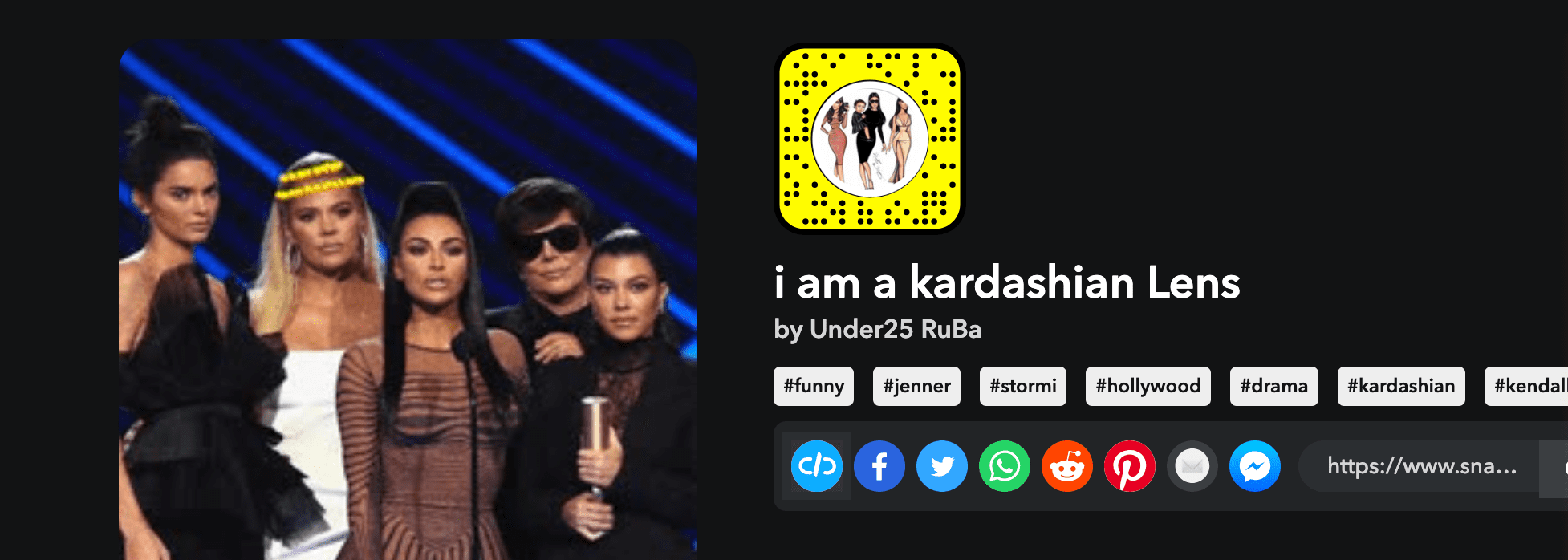I am a Kardashian Lens by Under25 RuBa