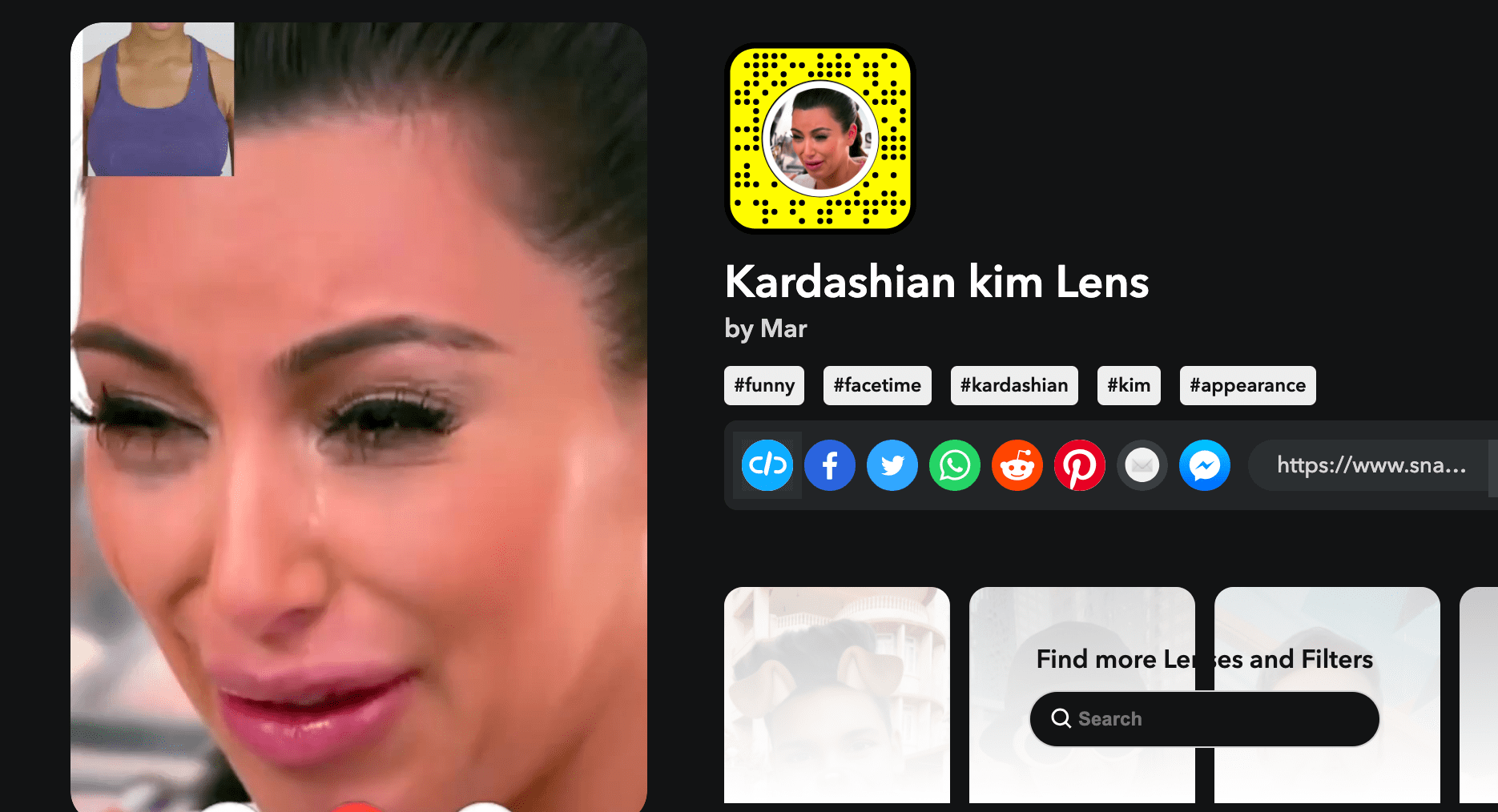 Kardashian Kim Lens by Mar