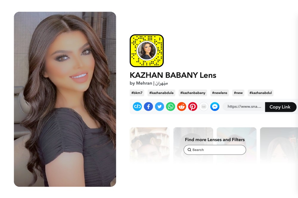 kazhan snapchat lens