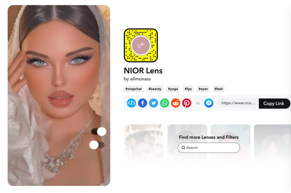 nior snapchat lens 