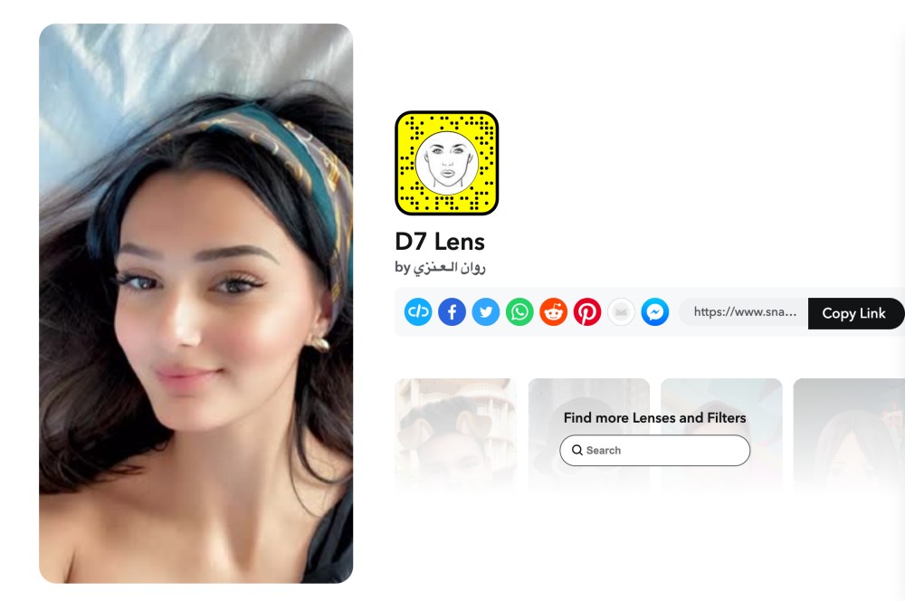 d7 snapchat lens