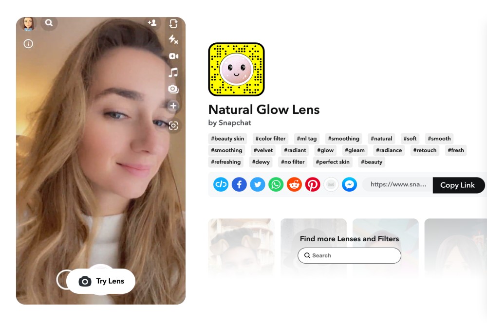 natural glow lens 