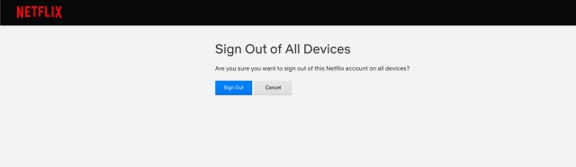 Sign out of all devices