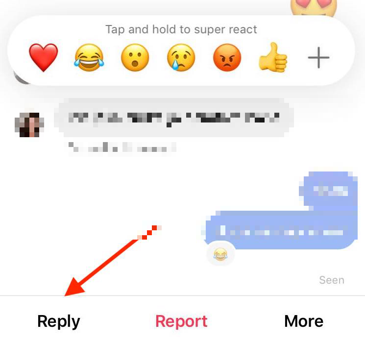 instagram message reply