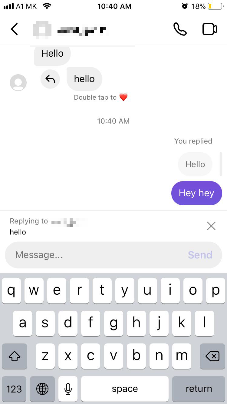 reply on instagram messages