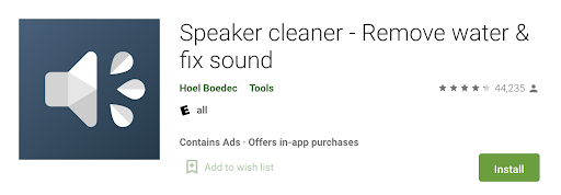Speaker Cleaner Android 1