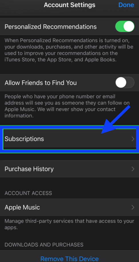 Spotify subscriptions 
