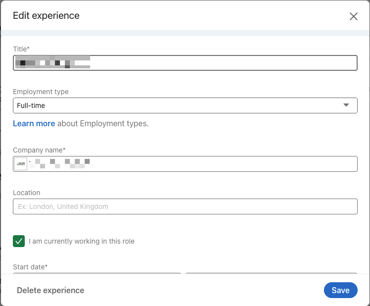 edit existing job position