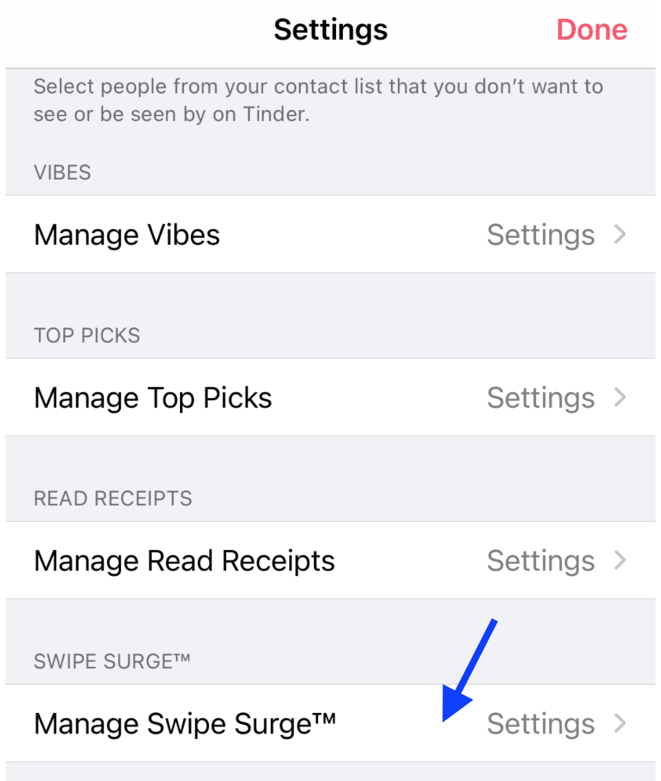 Manage Swipe Surge on Tinder