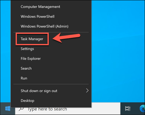 Open Task Manager