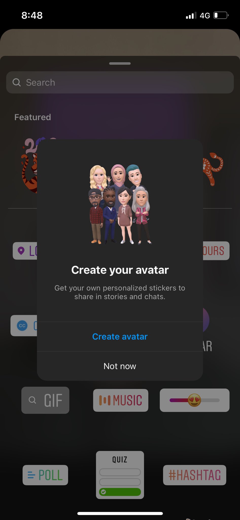 Create your avatar