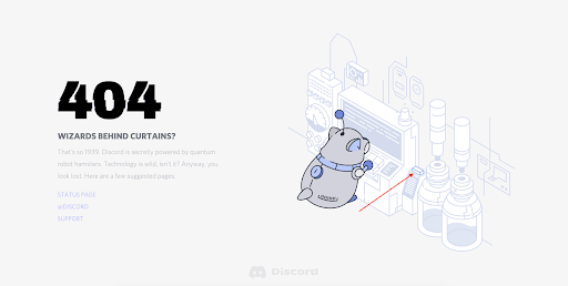 404 error page