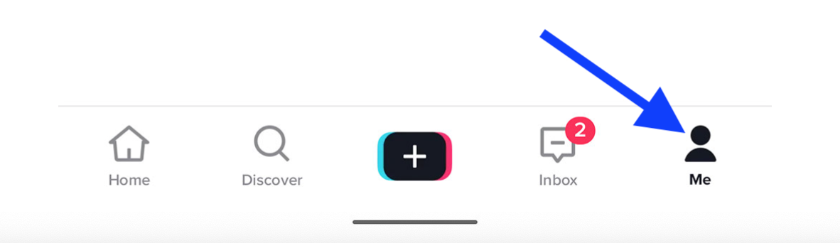 TikTok profile tab