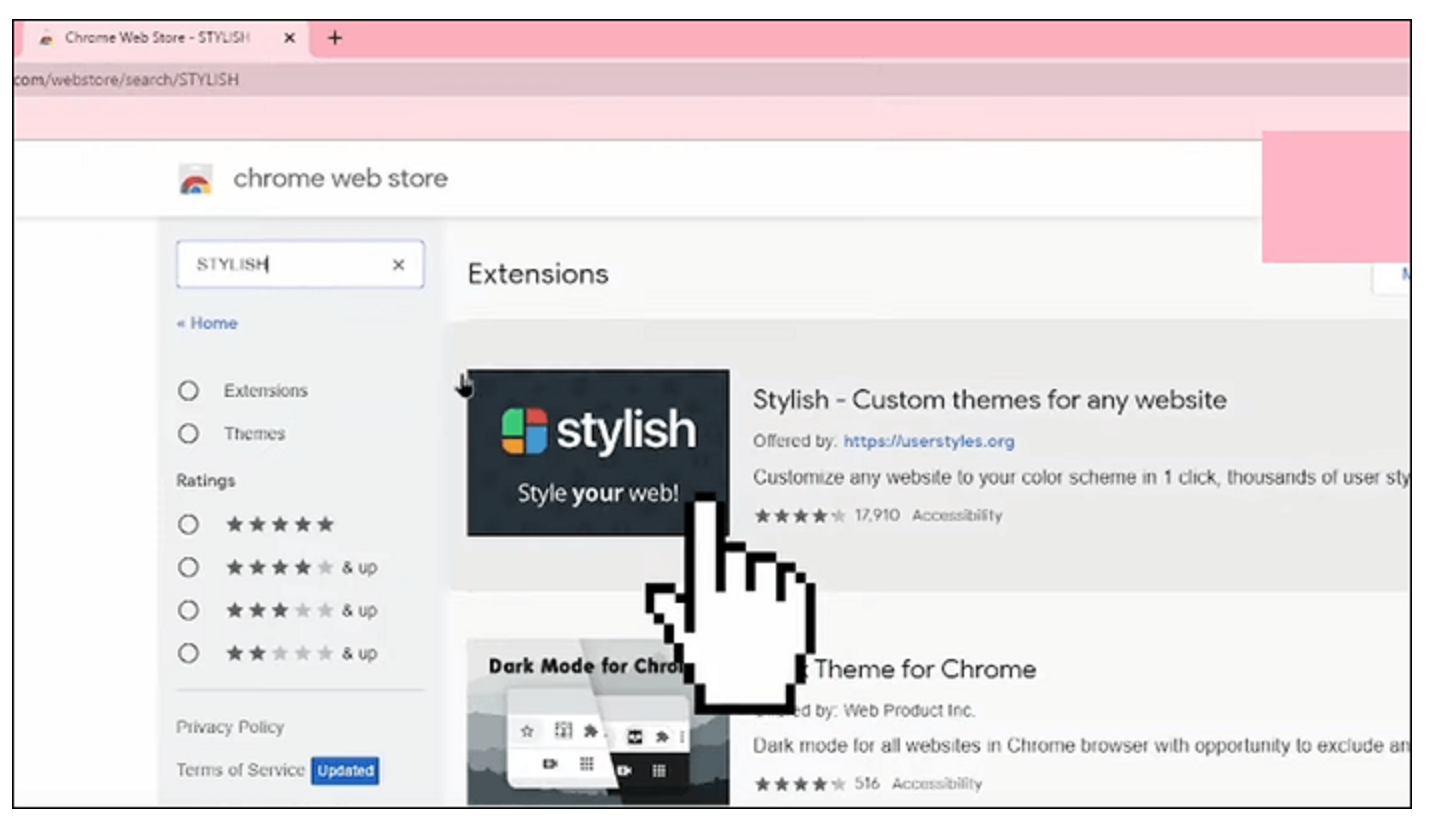 Stylish extension for Roblox