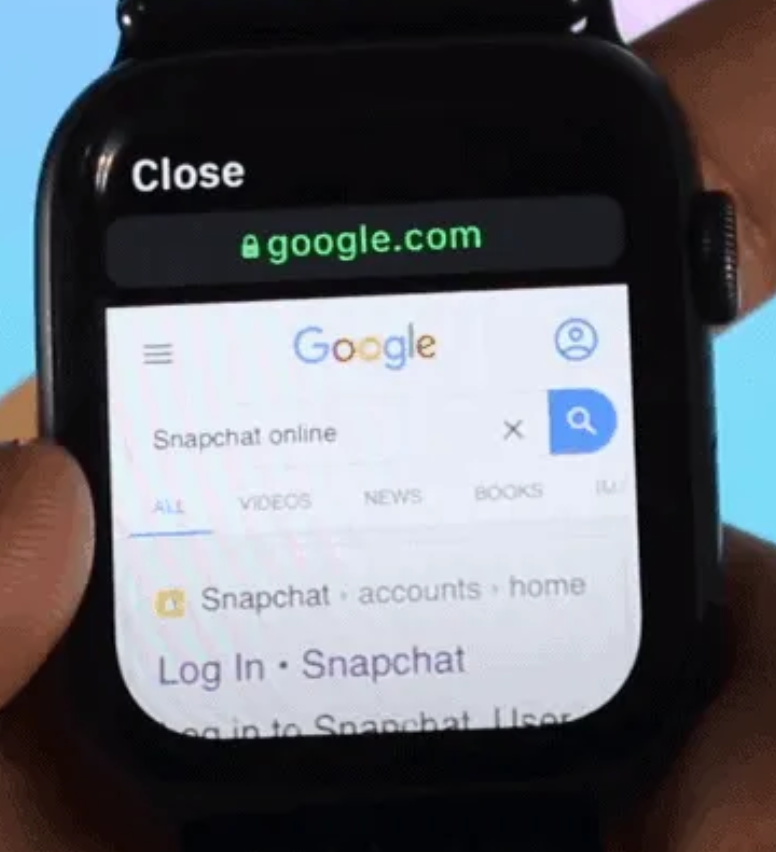 Snapchat discount apple watch