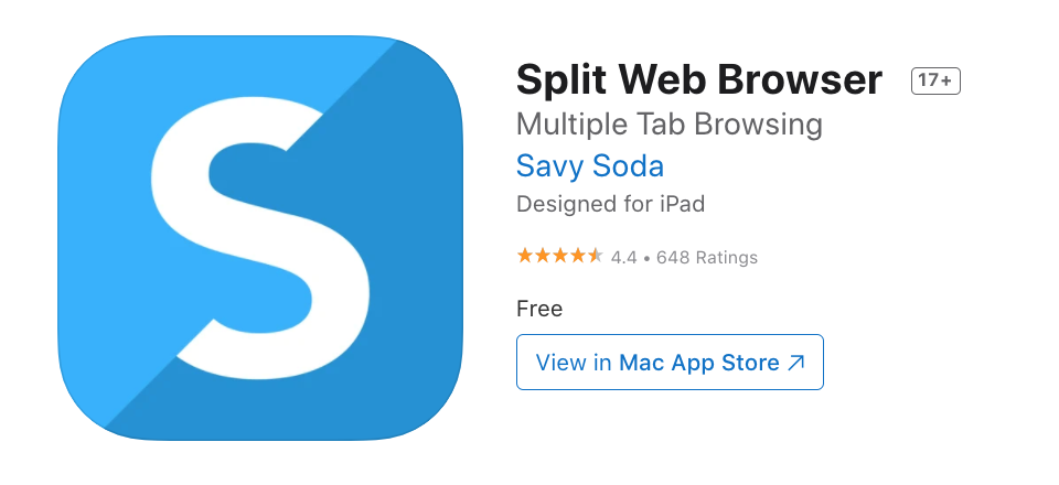 Split Web Browser