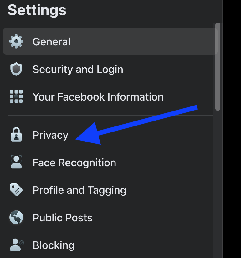 Privacy features - Facebook