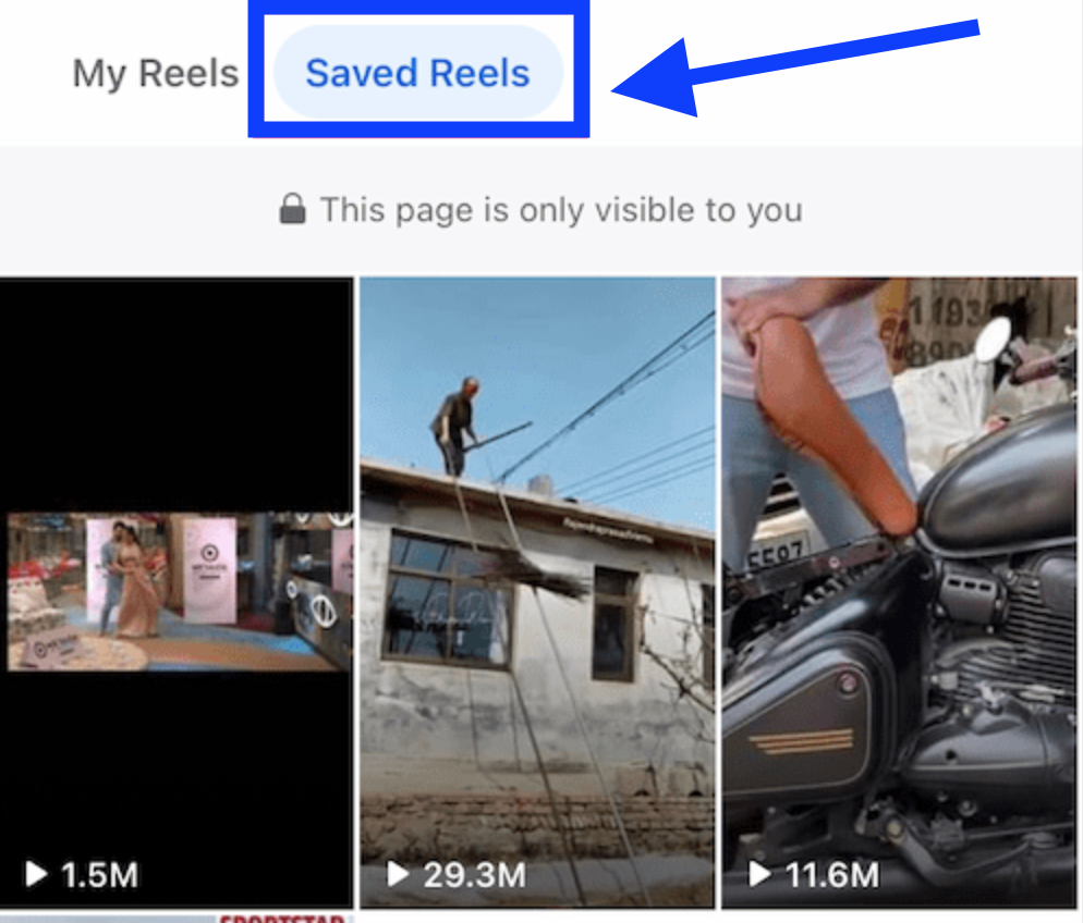 How to Find a Reel You Saw on Facebook