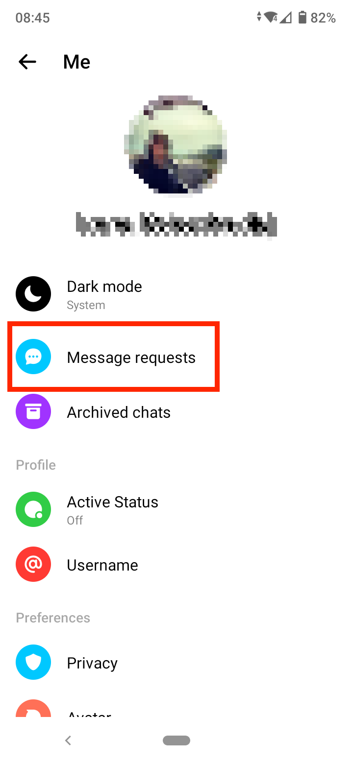 Message Requests
