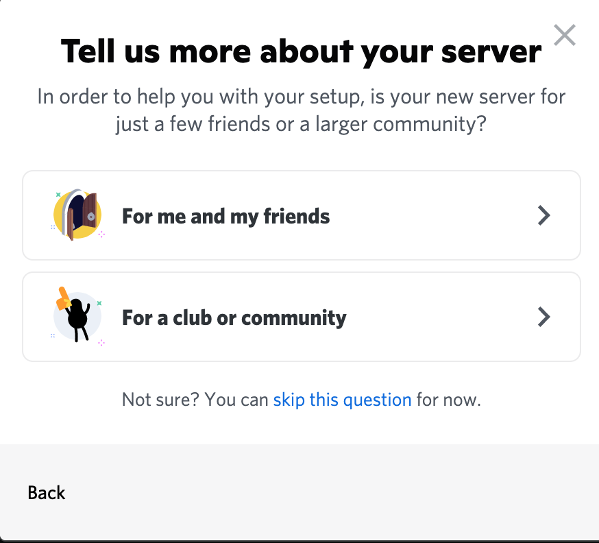discord tell us more about your server 