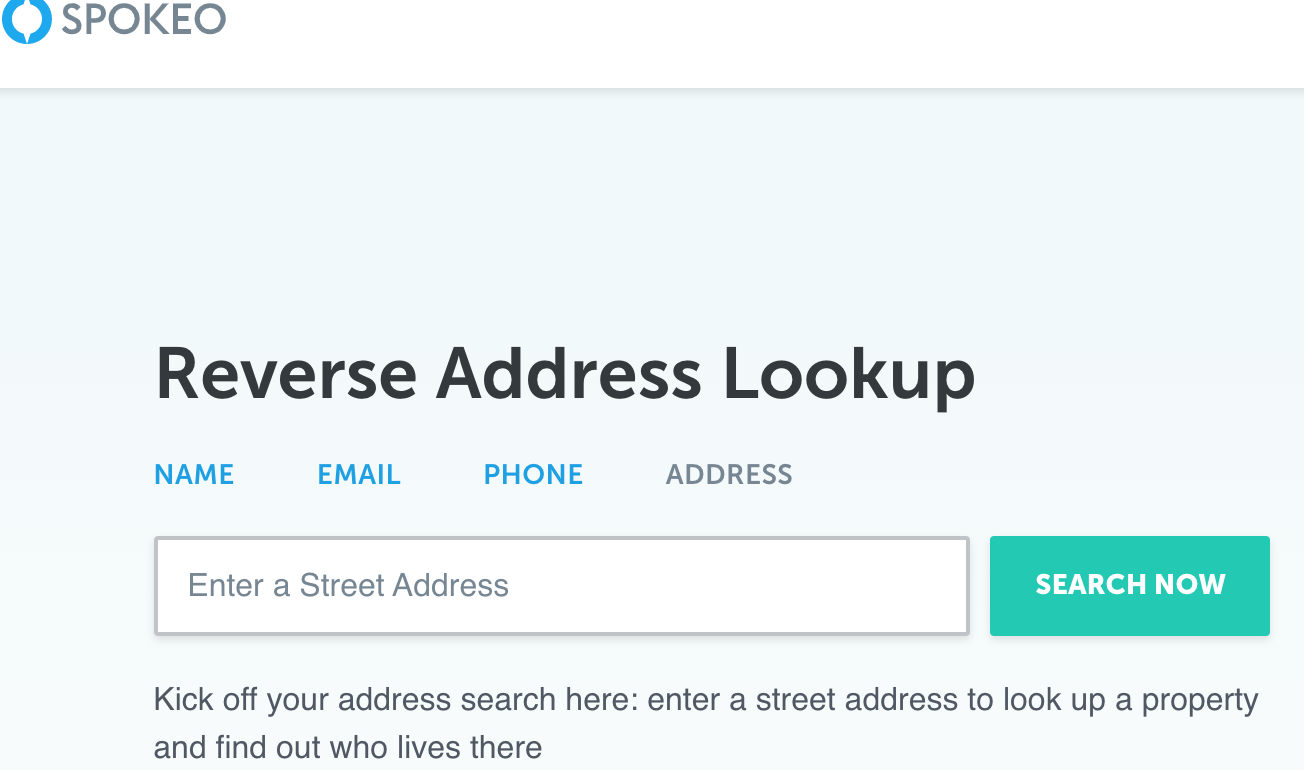 Official Spokeo website