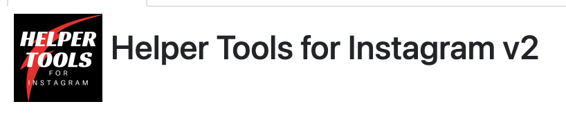 Helper Tool for Instagram