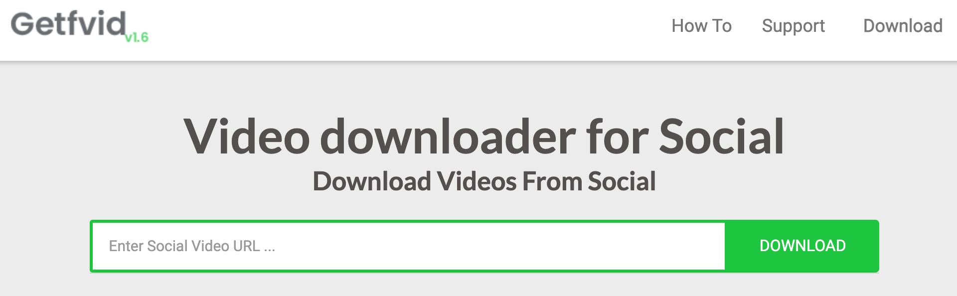GetVid - video downloader