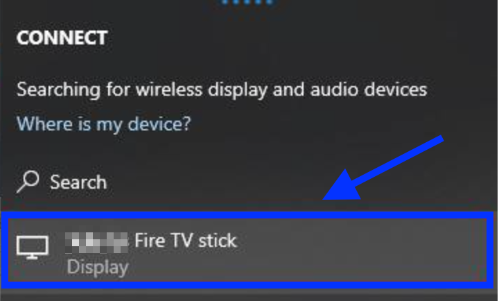 Fire TV stick options