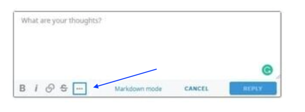 Three horizontal dots - Reddit options