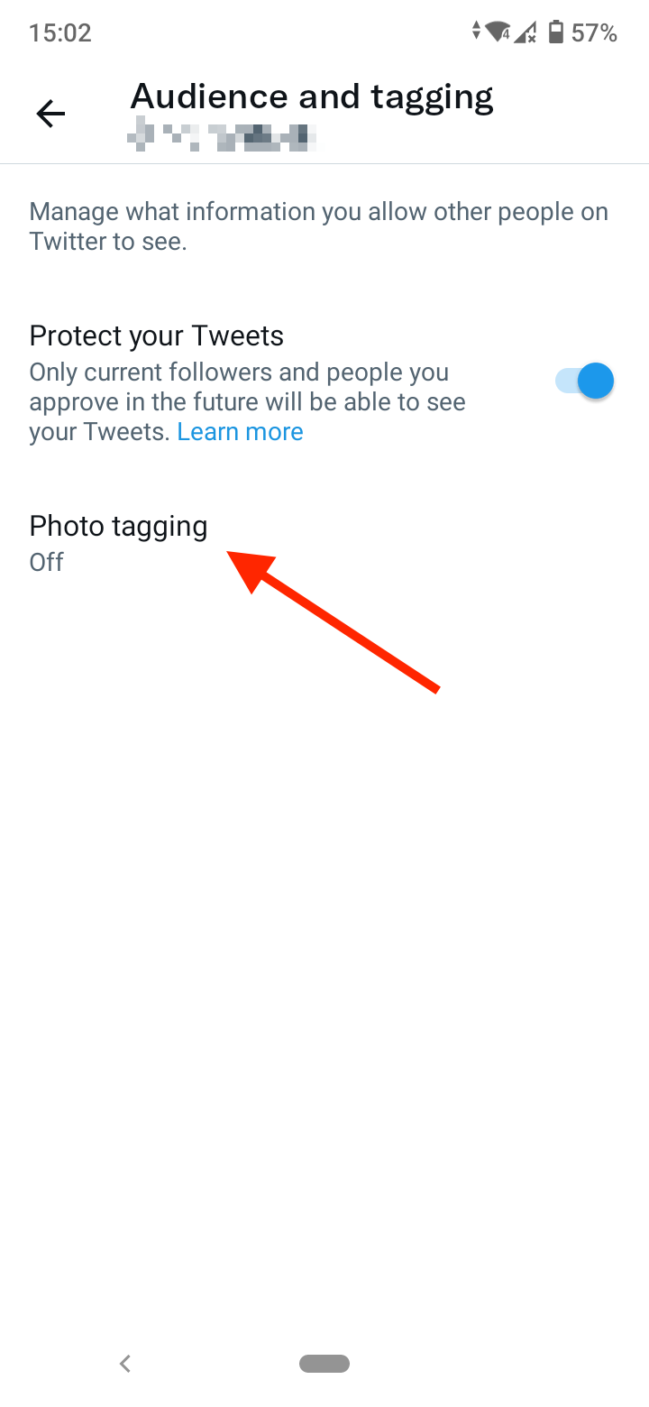 Select ‘Photo tagging’
