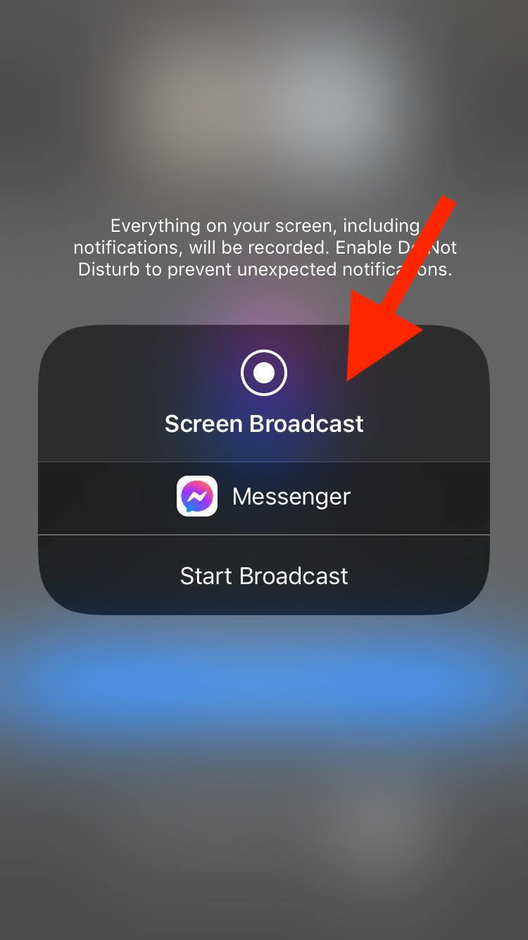 facebook messenger start broadcasting 