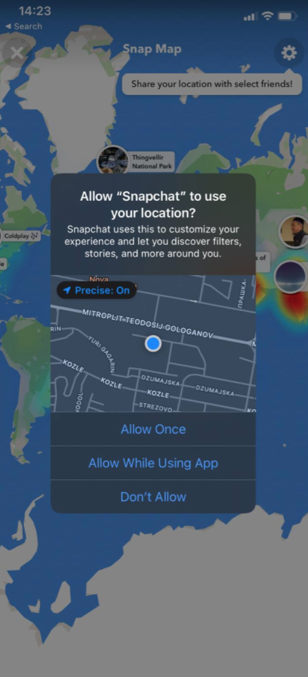 snapchat-location-not-updating