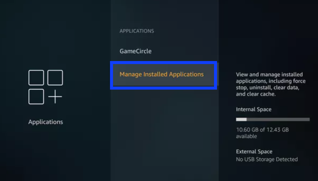 Manage Installed Applications