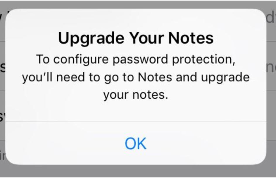 upgrade your notes iphone