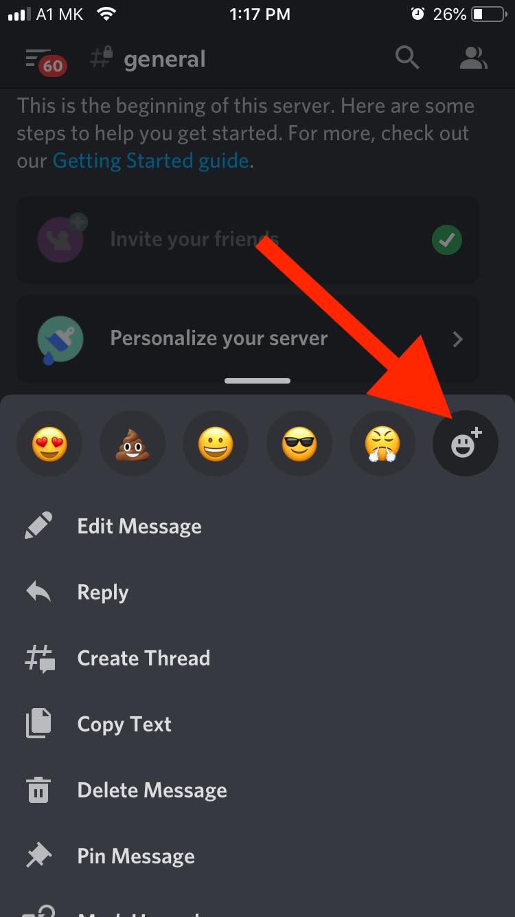 discord mobile version emojis