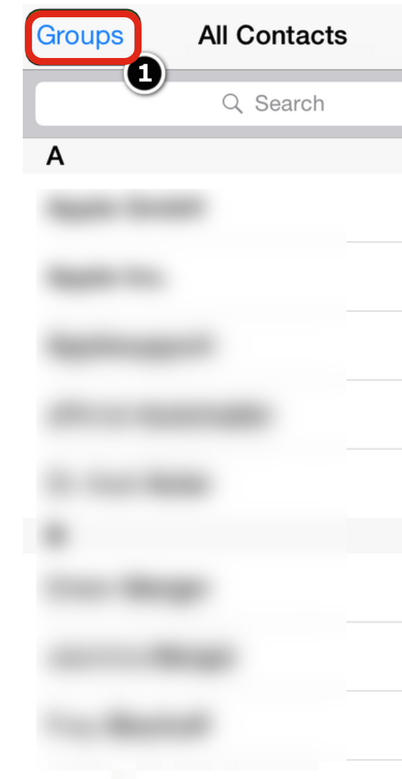 iPhone's Groups