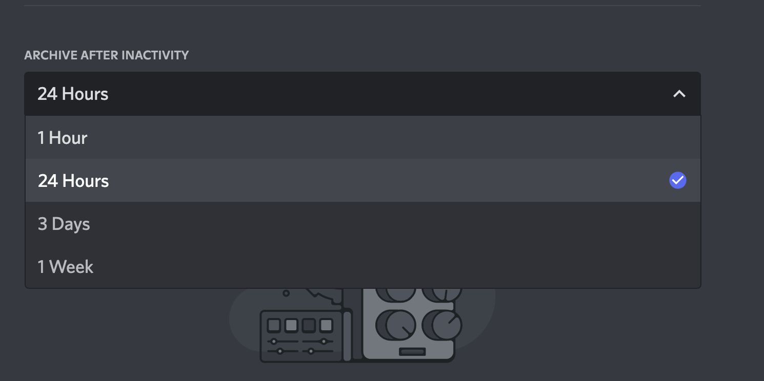 discord archive after inactivity 