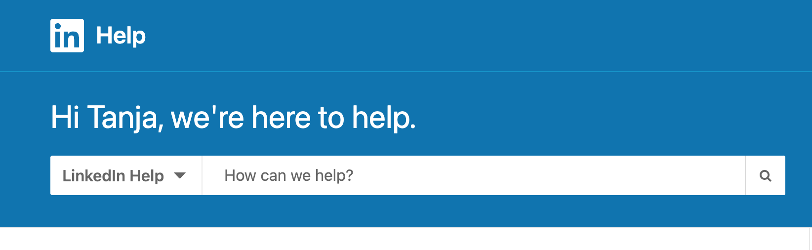 LinkedIn Help Center