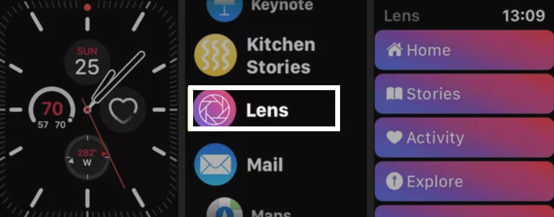 Apple Watch - Lens for Watch app