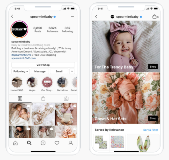 Screenshot 2 Instagram Shop StoreFront
