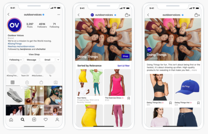 Screenshot 3 Instagram product catalog
