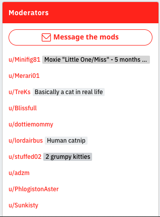 ‘Message the mods