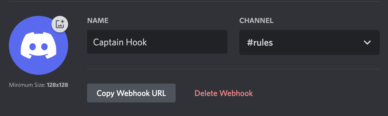 create webhooks discord 